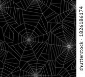 seamless pattern with spider... | Shutterstock .eps vector #1826186174