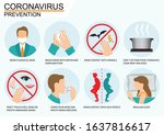 covid 19 or coronavirus 2019... | Shutterstock .eps vector #1637816617