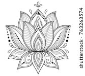 Mehndi Lotus Flower Pattern For ...