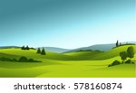 rural landscape | Shutterstock .eps vector #578160874