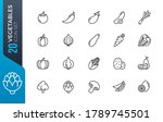 simple set of outline icons... | Shutterstock .eps vector #1789745501