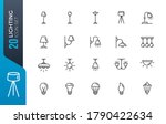 lightning icons set. set of... | Shutterstock .eps vector #1790422634