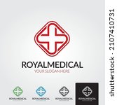 medical pharmacy logo design... | Shutterstock .eps vector #2107410731