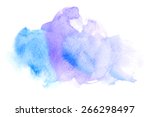 vector rectangular blue... | Shutterstock .eps vector #266298497