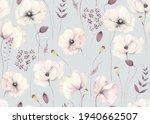 Floral Seamless Pattern With...