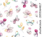 Seamless Delicate Pattern With...