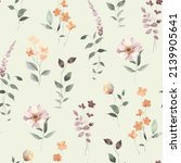 Floral Watercolor Pattern ...