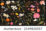 wild flower sketch  vector... | Shutterstock .eps vector #2149820357