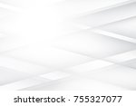 abstract geometric white and... | Shutterstock .eps vector #755327077