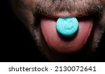 Bearded Man With Candy Pill In...