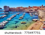 Bay With Boats In Dubrovnik. A...