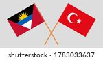 crossed flags of turkey and... | Shutterstock .eps vector #1783033637