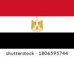 flag of arab republic of egypt | Shutterstock . vector #1806595744