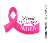 breast cancer awareness ribbon... | Shutterstock .eps vector #477725977