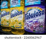 Small photo of New York NY USA-October 26, 2021 Colgate-PalmoliveOs Fabuloso brand multi-purpose cleaner in a supermarket. Bottles of the cleaner have been recalled because of a risk of bacterial growth