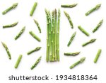 Fresh sliced asparagus plant on ...