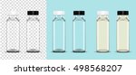 empty plastic bottle on... | Shutterstock .eps vector #498568207