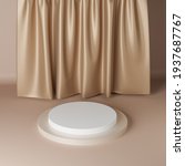 beige cylinder podium or... | Shutterstock . vector #1937687767