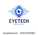 human eye with circuit board ... | Shutterstock .eps vector #1932704084