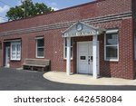 Small photo of Mount Airy, North Carolina: July 2, 2008 Mayberry Courthouse and Emmett's Fix-it Shop is a replica from that of the Mayberry TV Series located in Mount Airy, North Carolina