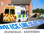 British Police Vehicles At...