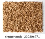 Small photo of Pellets - the new eco-friendly fuel, made from pine wood shavings. Pellets are more environmentally friendly than coal. Pellets emit only half as much heat Nathon than natural gas per cubic meter.