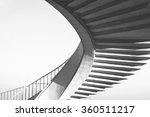 Black And White Spiral Stairs...