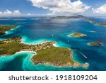 Aerial View Of Caneel Bay On...