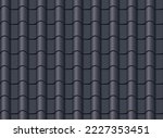 Seamless Pattern Of Tiled Roofs ...