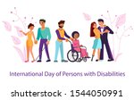 international day of persons... | Shutterstock .eps vector #1544050991