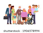 multi generation family... | Shutterstock .eps vector #1906578994