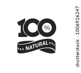 100   natural vector green... | Shutterstock .eps vector #1006926247
