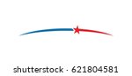 stars or meteor logo | Shutterstock .eps vector #621804581
