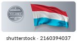 luxembourg national day vector... | Shutterstock .eps vector #2160394037