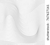 seamless wave pattern  vector | Shutterstock .eps vector #767627161