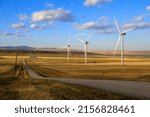 Small photo of A wind turbine is a device that converts the kinetic energy of wind into electrical energy in installations known as wind farms.
