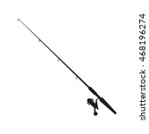 Flat Design Fishing Rod Icon...