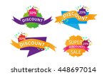 vector collection of bright... | Shutterstock .eps vector #448697014