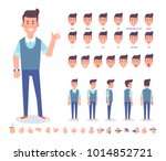 young man character for your... | Shutterstock .eps vector #1014852721