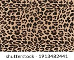 seamless leopard pattern can be ... | Shutterstock .eps vector #1913482441