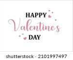happy valentine's day pink... | Shutterstock .eps vector #2101997497