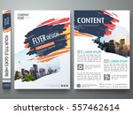 brochure design template vector.... | Shutterstock .eps vector #557462614
