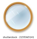 mirror round isolated.... | Shutterstock .eps vector #2155365141