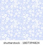 vintage floral background.... | Shutterstock .eps vector #1807394824