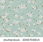 cute floral pattern in the...