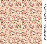 vintage floral background.... | Shutterstock .eps vector #2139383977