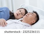 Wife unable to sleep due to husband's loud snoring