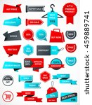 vector stickers  price tag ... | Shutterstock .eps vector #459889741