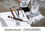 Tools for ice sculpture  summer ...