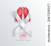 lung cancer awareness banner... | Shutterstock .eps vector #2067339317